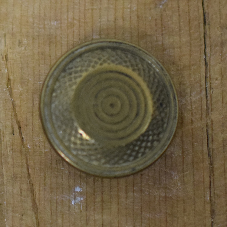 13/16" Brass Concentric Circles #13