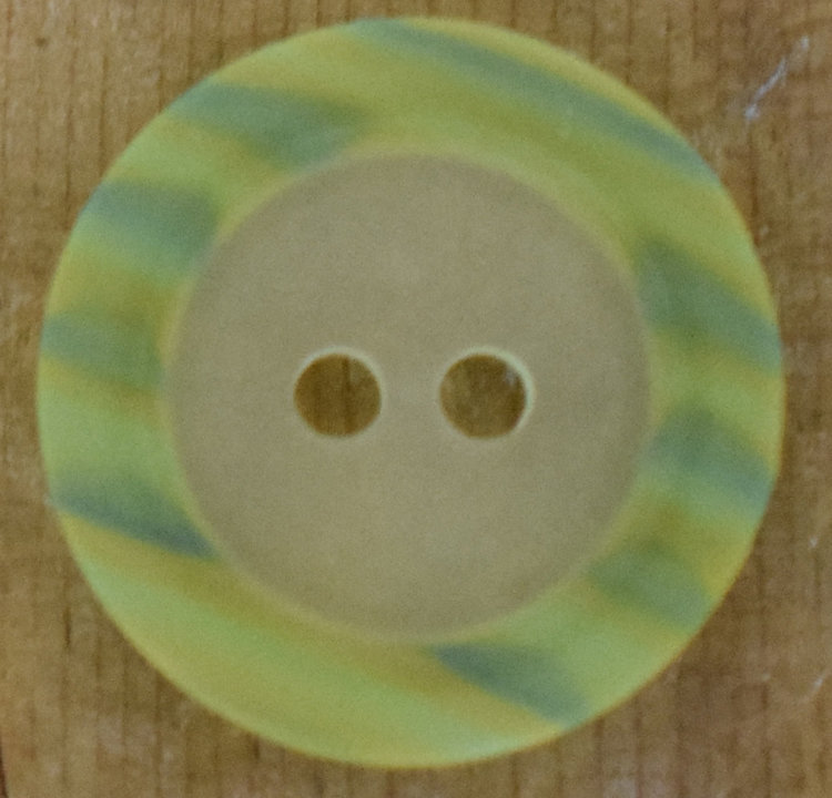 13/16" Pale Lime with Teal Stripe #270589