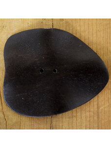 2 1/4" Wood Freeform Ebony