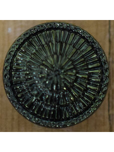 3/4" Iridescent Green Glass