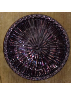 3/4" Iridescent Pink Glass