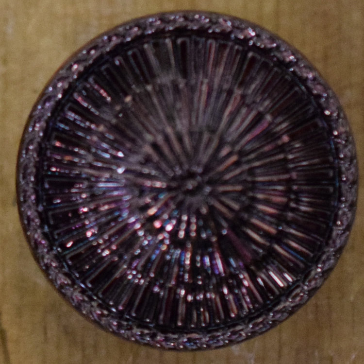 3/4" Iridescent Pink Glass