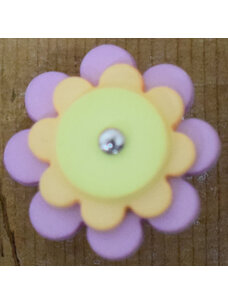 3/4" Lilac Multi Flower