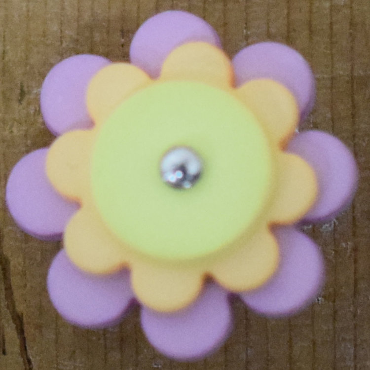3/4" Lilac Multi Flower