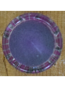3/4" Purple with Clear Rim #32837