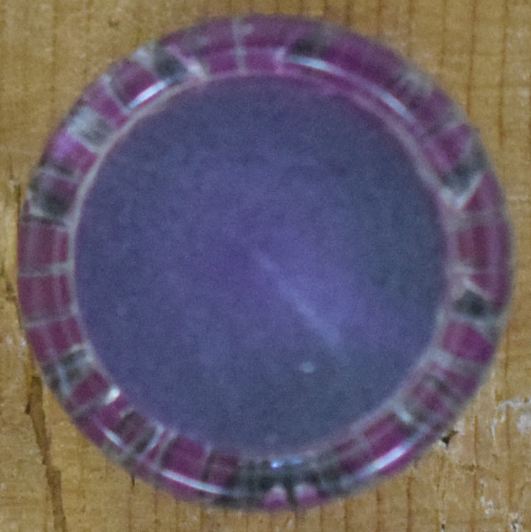 3/4" Purple with Clear Rim #32837