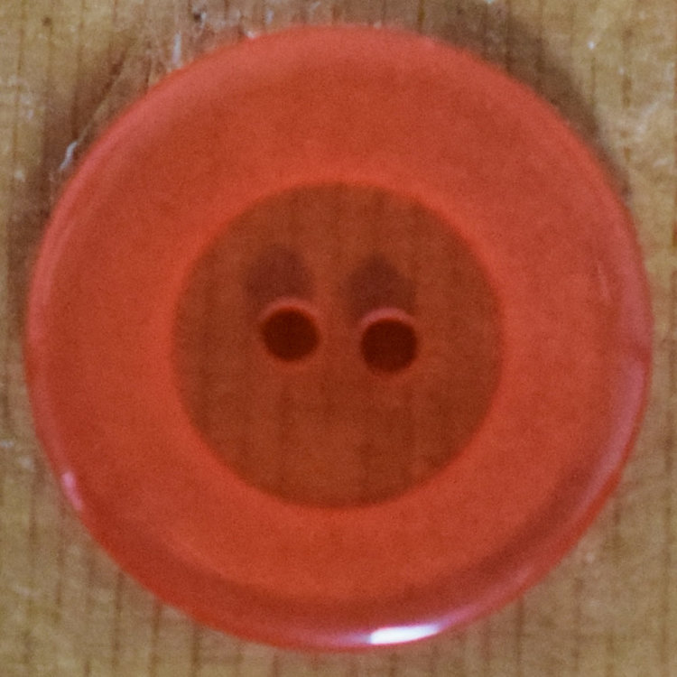 3/4" Red with Clear Center #A16-T820