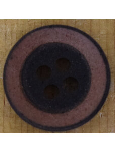 5/8" Black/Brown Round