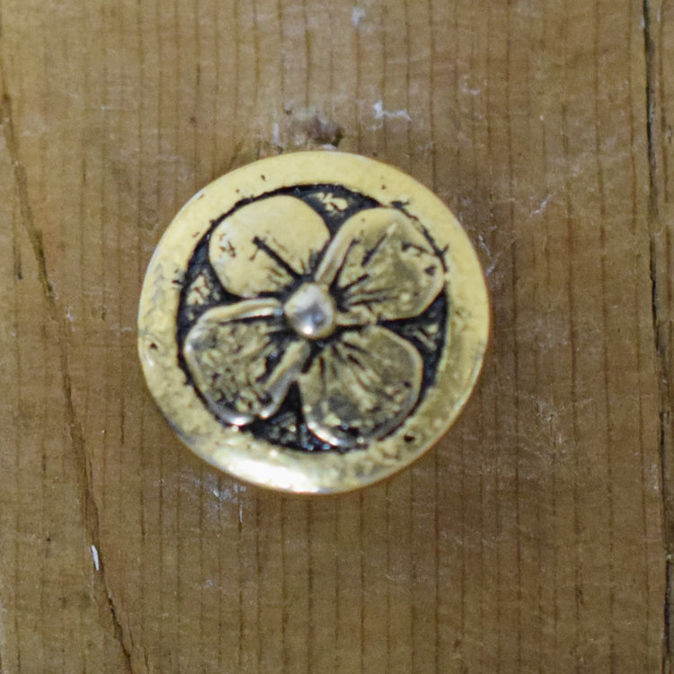 5/8" Brass Floral #97133