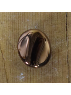 5/8" Copper Oval Glass