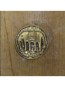 5/8" Gold Elephant #94712