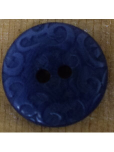 5/8" Navy Ornate Corozo