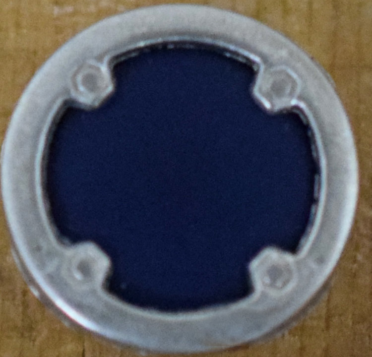 5/8" Navy with Pewter Rim #36262