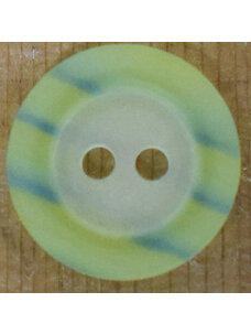 5/8" Pale Lime with Teal Stripe #231563