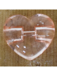 5/8" Pink Heart #A17-19