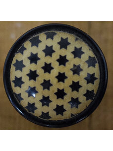 7/8" Black/Brown Stars #EE-3