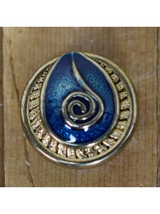 7/8" Blue with 24K Gold #360168
