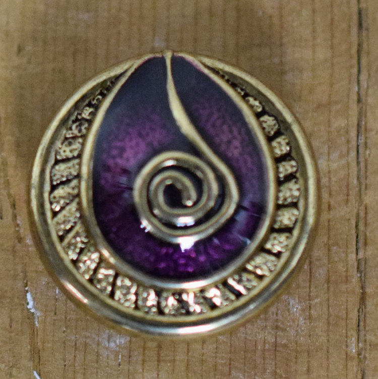 7/8" Plum with 24K Gold #360169