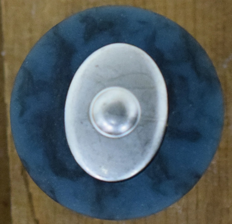 7/8" Teal with Pewter Center #330425