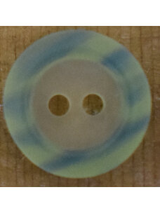 9/16" Pale Lime with Teal Stripe #231562