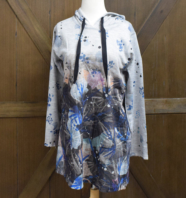 Inoah Icy Blue Hoodie