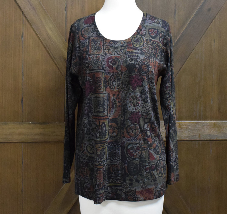 Inoah Stamps Crew Neck Tee