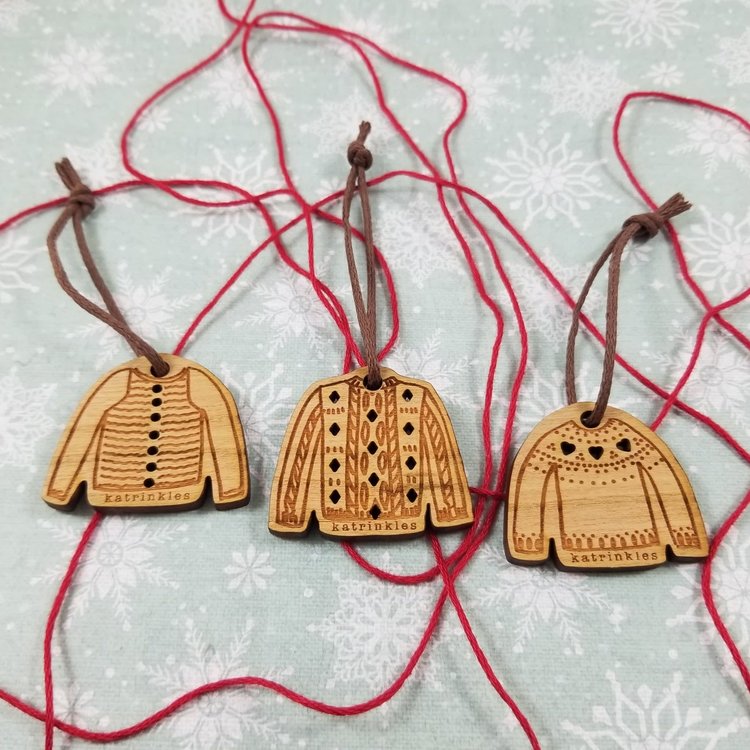 Katrinkles Tiny Sweater Ornament Set