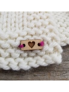 Katrinkles Tiny Heart Tags (Card of 20)