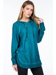 M. Rena French Terry Hoodie (Peacock)