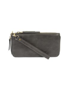 Joy Susan Chloe Zip Around Wallet (Charcoal)