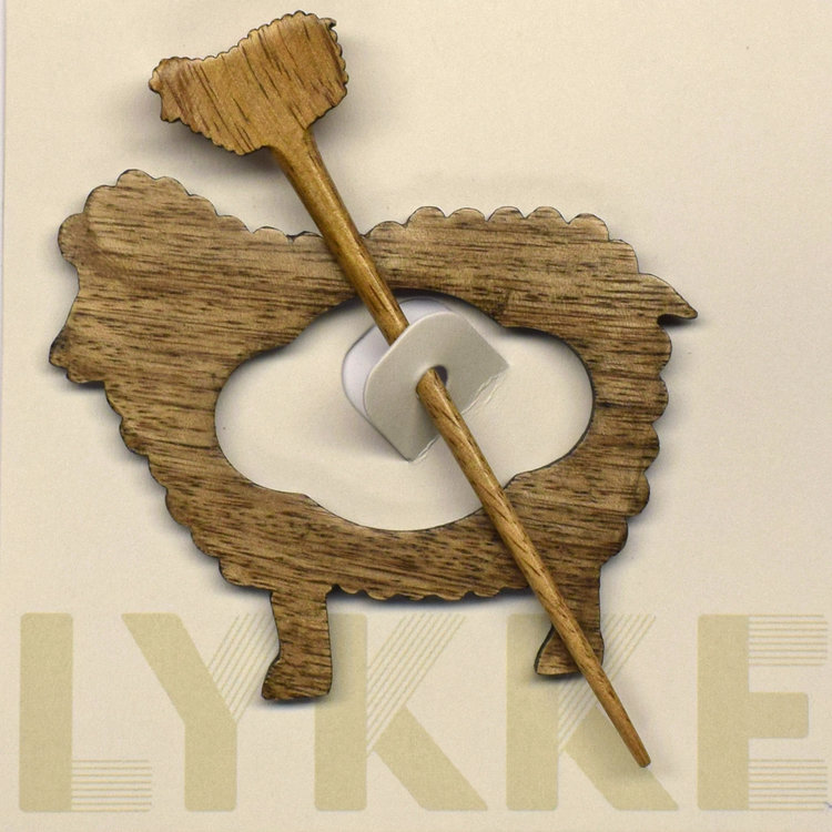 Lykke Sheep Shawl Pin (Mango)