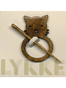 Lykke Cat Shawl Pin (Mango)