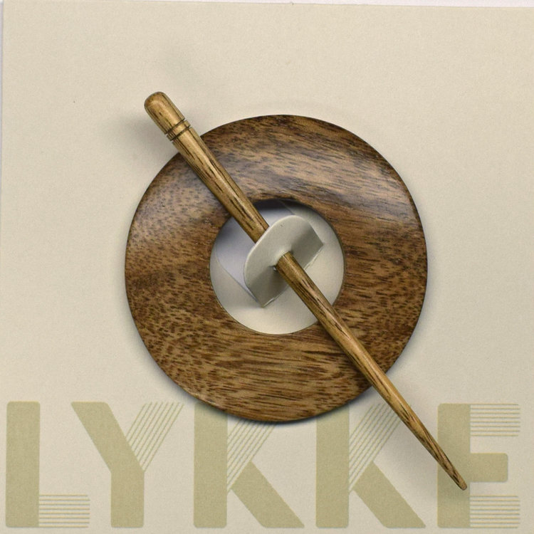 Lykke Round Shawl Pin (Mango)