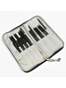 Lantern Moon Double Point Needle Case (Ikat)