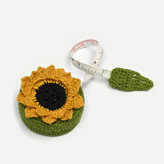 Retractable Measuring Tape Keychain Crochet Pattern