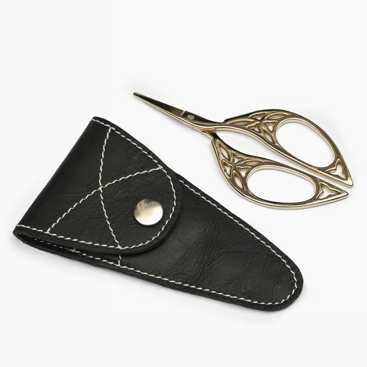 Lantern Moon Scissor with Leather Case