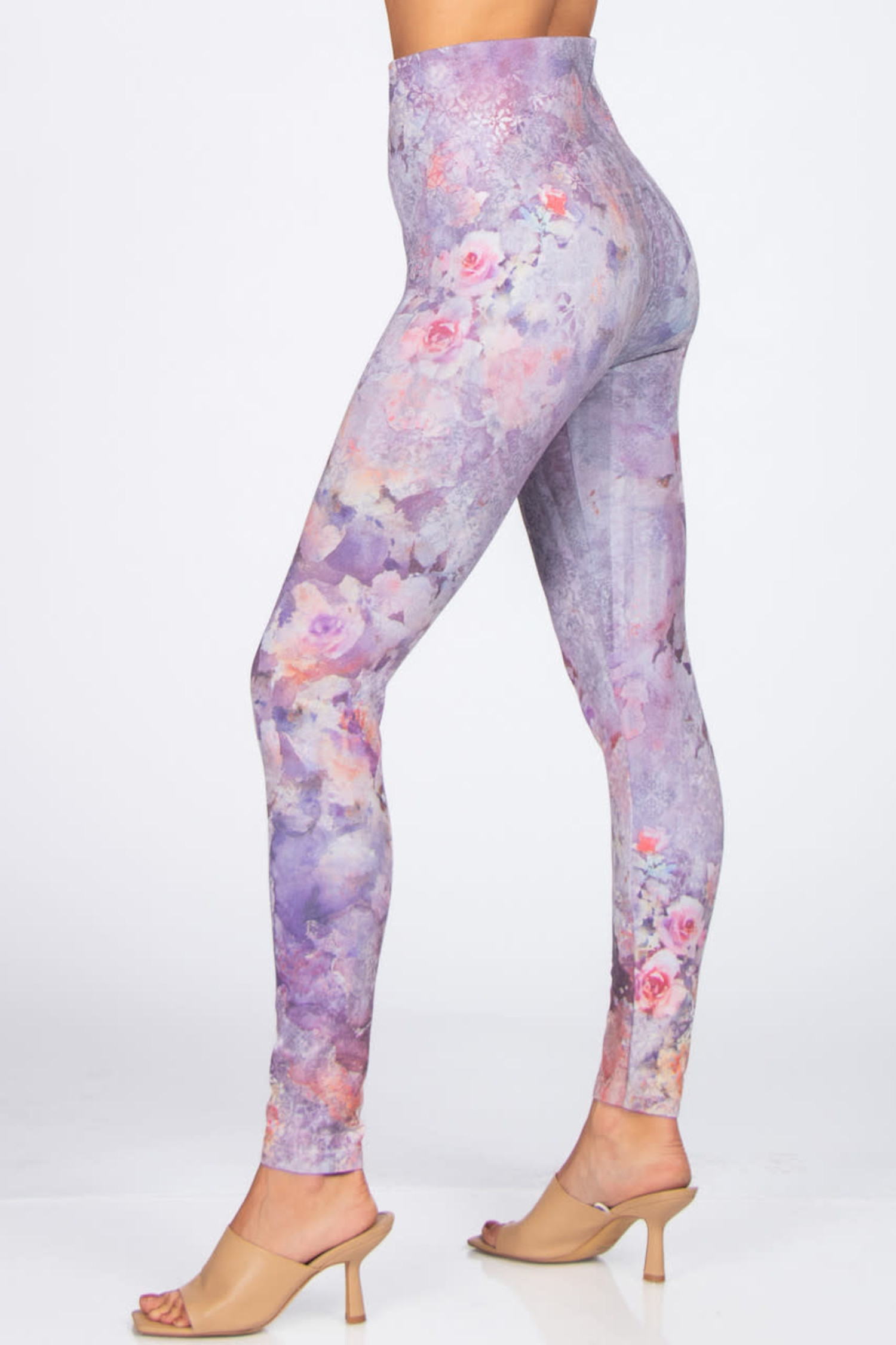 Print Legging (Dusty Lilac) - Sealed with a Kiss