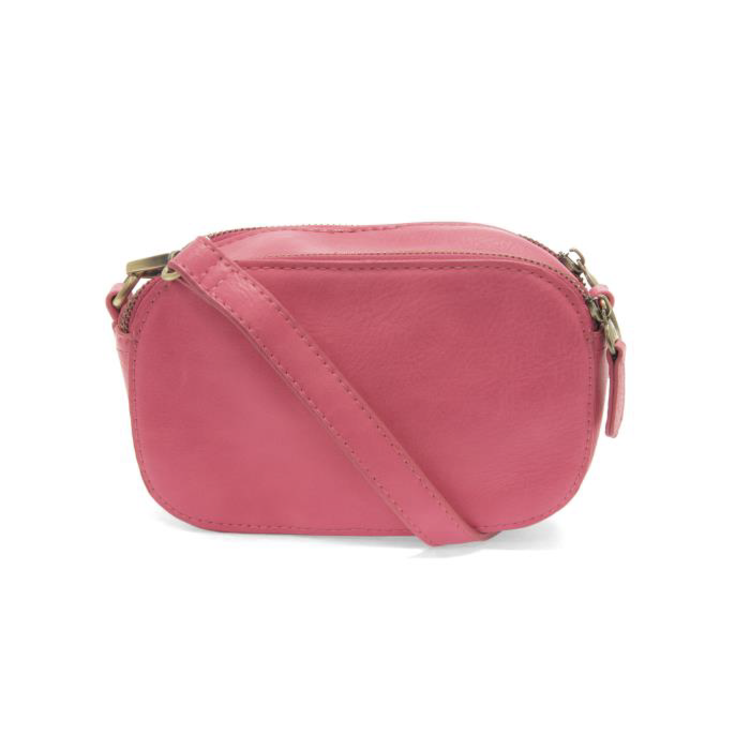 Joy Susan Layne Double Zip Mini Camera Crossbody (Chacha Pink)