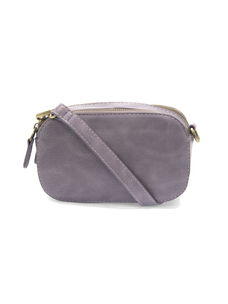 Joy Susan Layne Double Zip Mini Camera Crossbody (Dusty Amethyst)