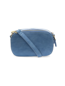 Joy Susan Layne Double Zip Mini Camera Crossbody (Surf Blue)