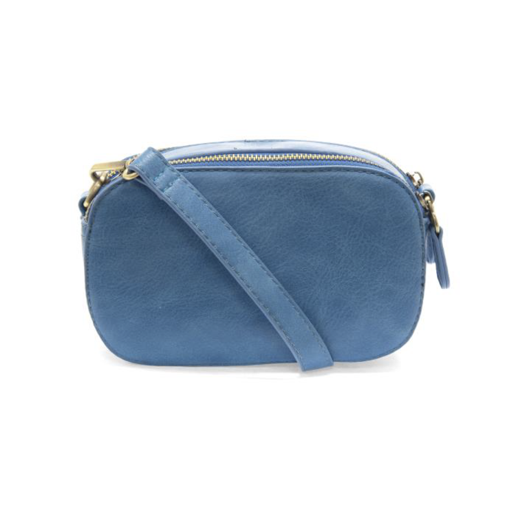 Joy Susan Layne Double Zip Mini Camera Crossbody (Surf Blue)