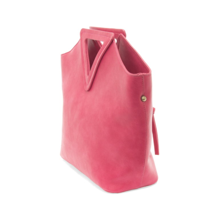 Joy Susan Sophie Triangle Handle Bag (Hot Pink)