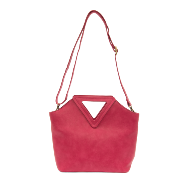 Joy Susan Sophie Triangle Handle Bag (Hot Pink)