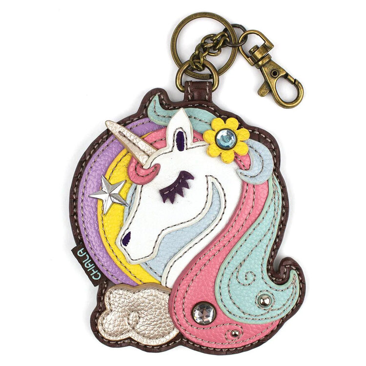 Chala Unicorn Key Fob/Coin Purse