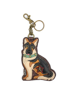 Chala German Shepherd Key Fob/Coin Purse