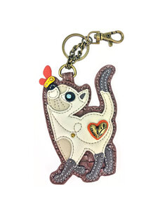 Chala Slim Cat Key Fob/Coin Purse