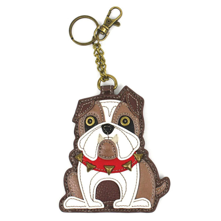 Chala Bulldog Key Fob/Coin Purse