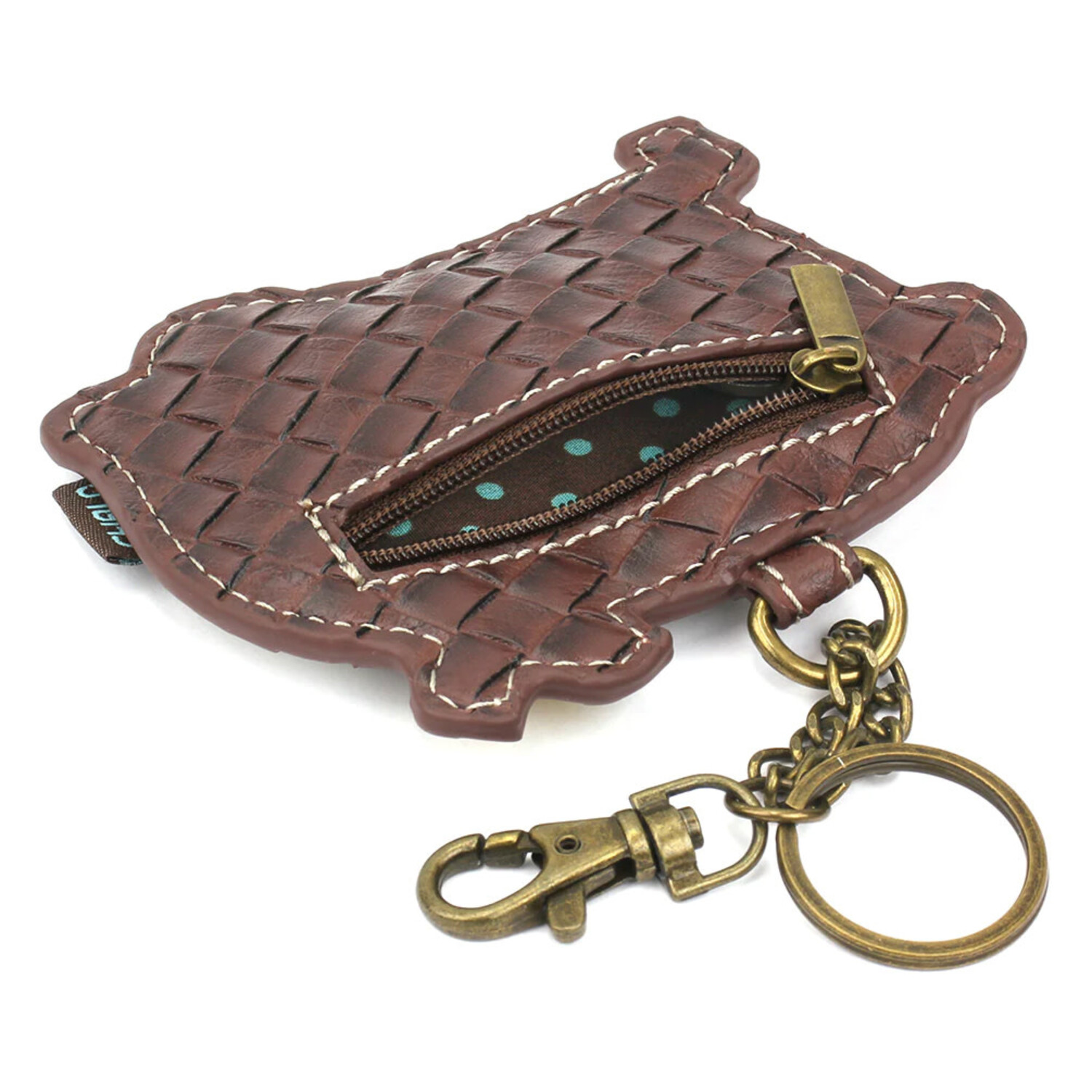 Coin purse with key hook - with pony