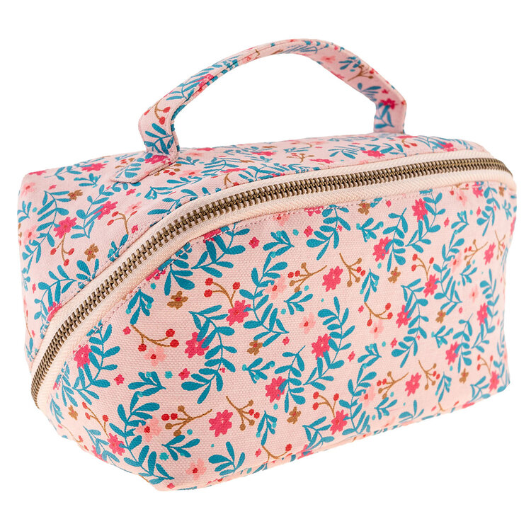 Karma Zip Bag (Blush Floral)