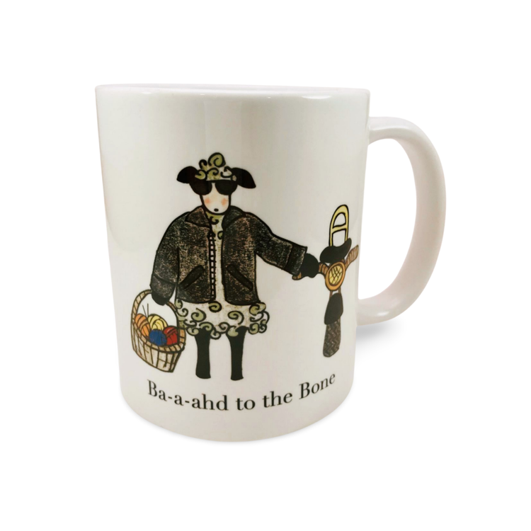 KnitBaahPurl Baahd to the Bone Mug